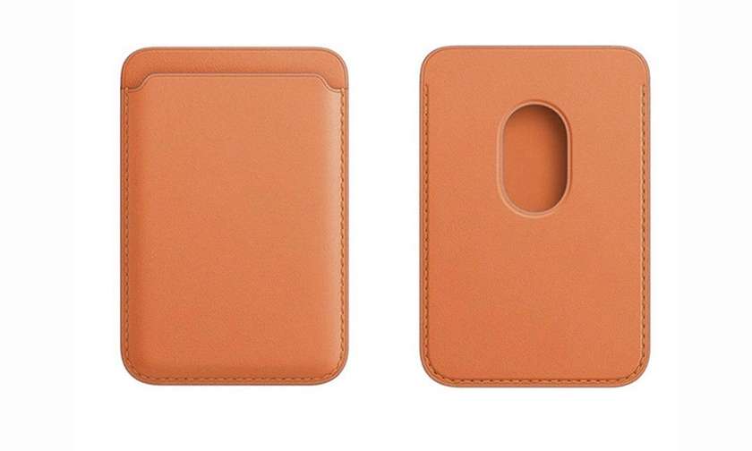 iPhone Leather Wallet (MagSafe) Orange