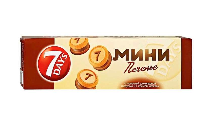 7days Biscuit with Cocoa Filling and Milk Chocolate Coating 100g