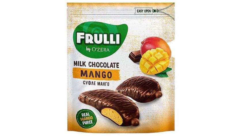 Frulli Milk Chocolate Mango Souffle 125g