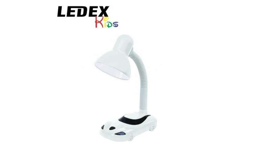 LEDEX-10025 Children's Car Table Lamp - White