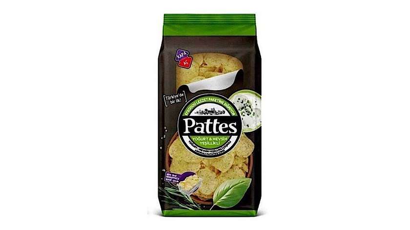 Pattes Yogurt and Herbs Flavored Chips 100gr