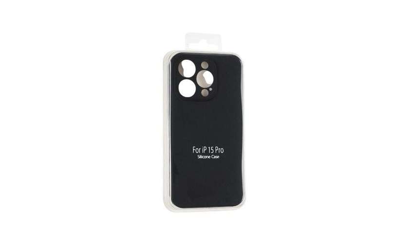 Alcantara Case for iPhone 15 Pro, Black
