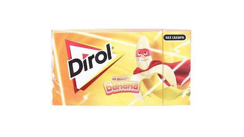 Dirol Banana Flavored Chewing Gum 13.5g