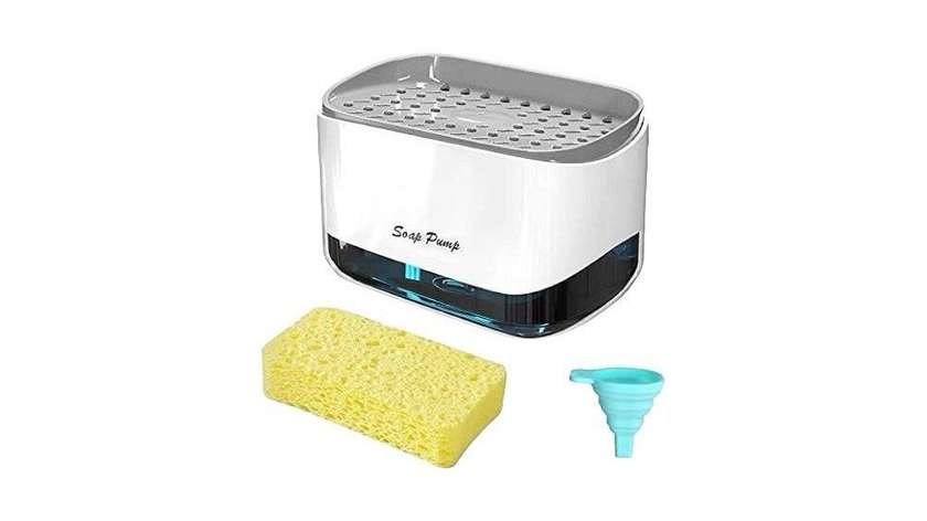 Soap Pump and Sponge Caddy