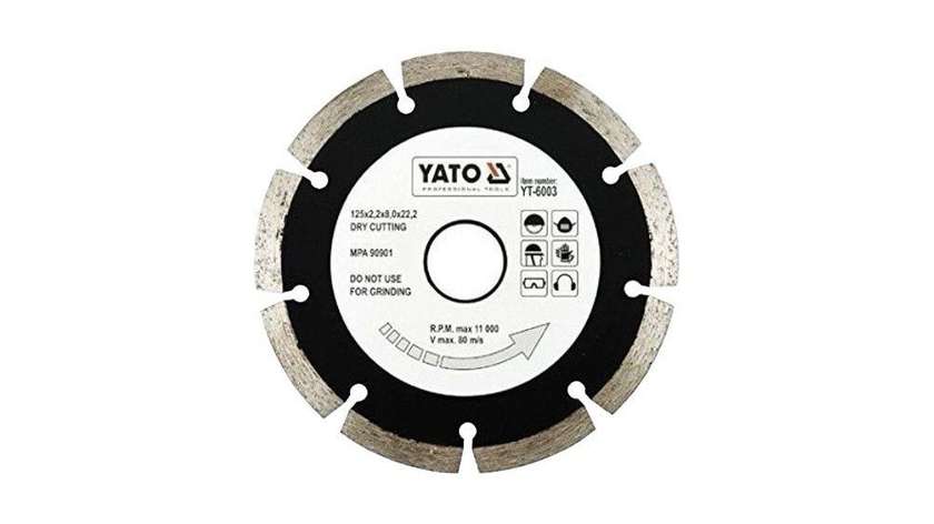 Yato YT-6003 Cutting Disc 125x2.2x8.0x22.2