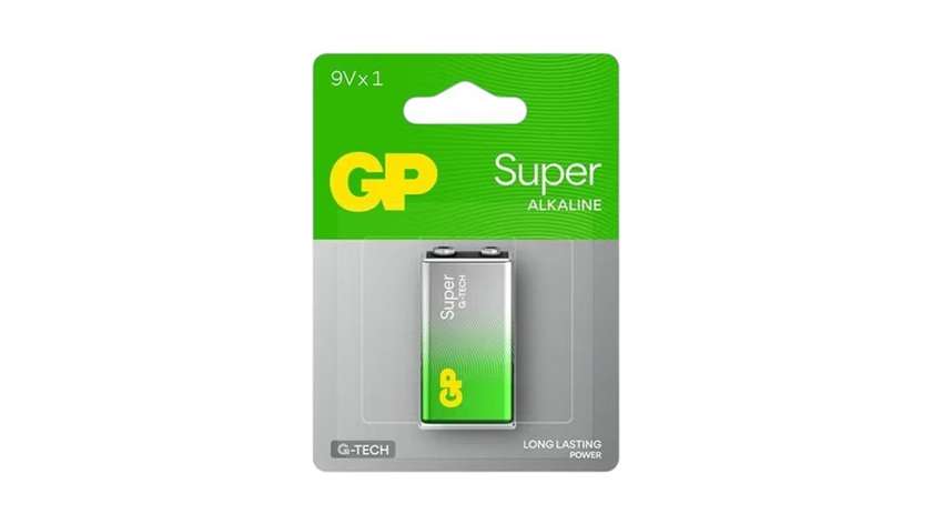G-Tech GP 9Vx1 Super Alkaline Long Lasting Power