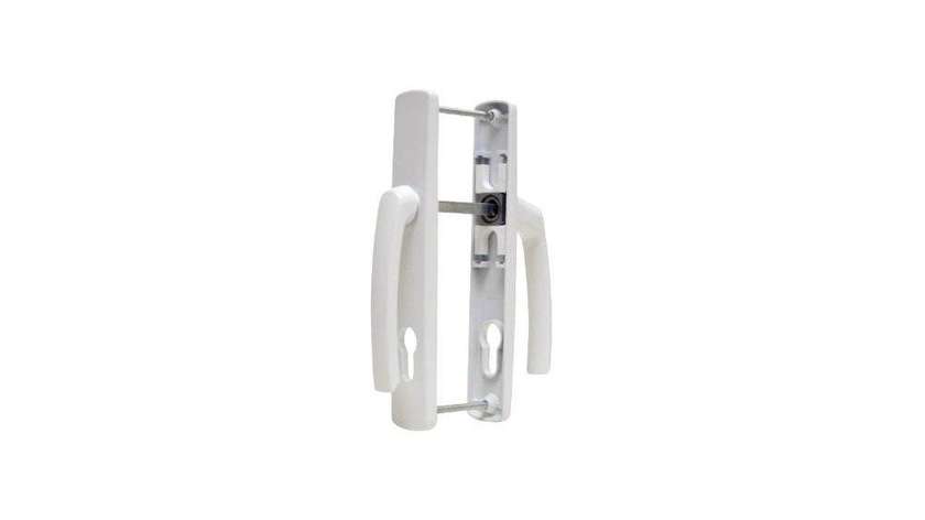 White Metal-Plastic Door Handle