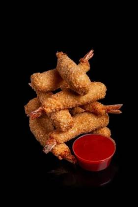 Tempura Shrimp with Mango-Chili Sauce (9pcs)