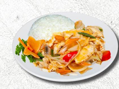 T4. Thai Style Meat with Rice