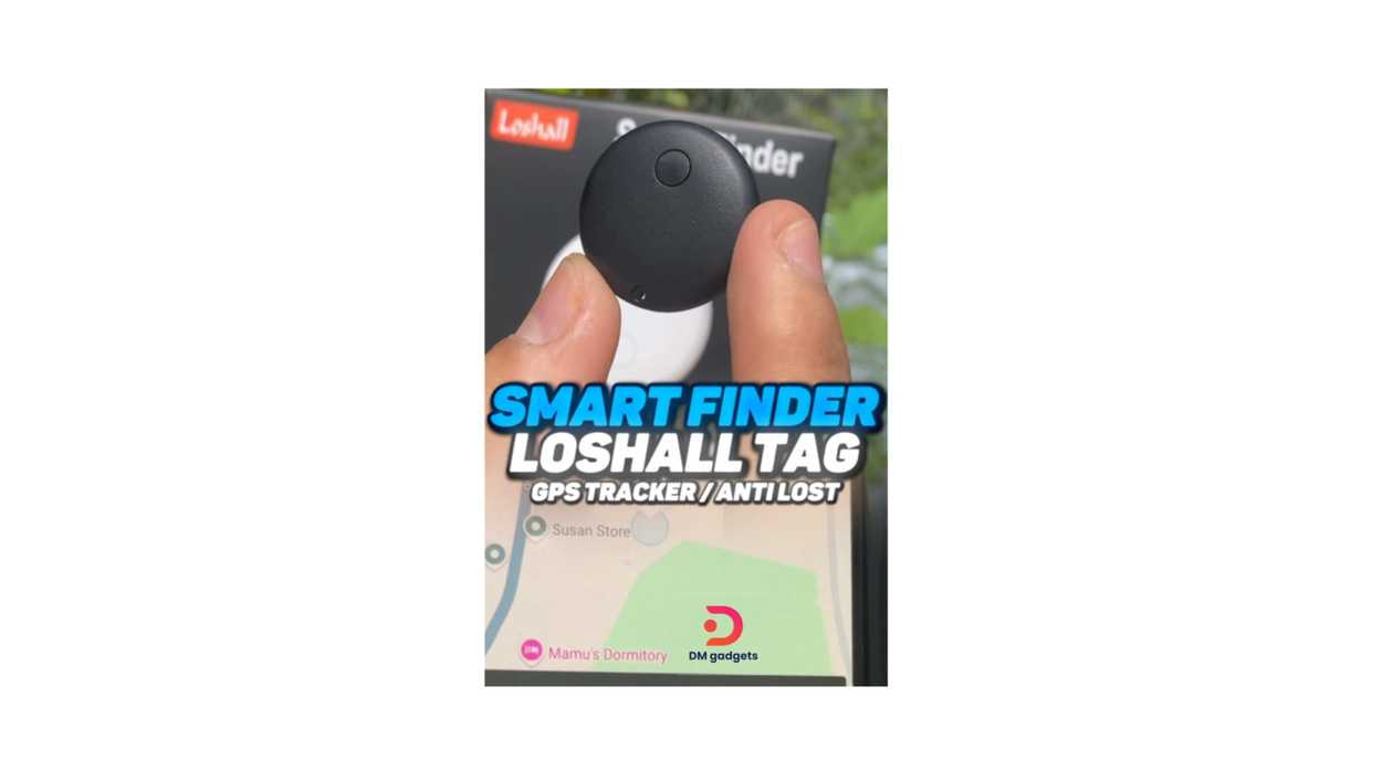 #624G#Loshall®F08A Android -Google Find My Device -Smart finder – Black