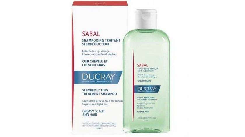 Ducray Sabal Sebum-Regulating Treatment Shampoo For Greasy Hair, 200ml