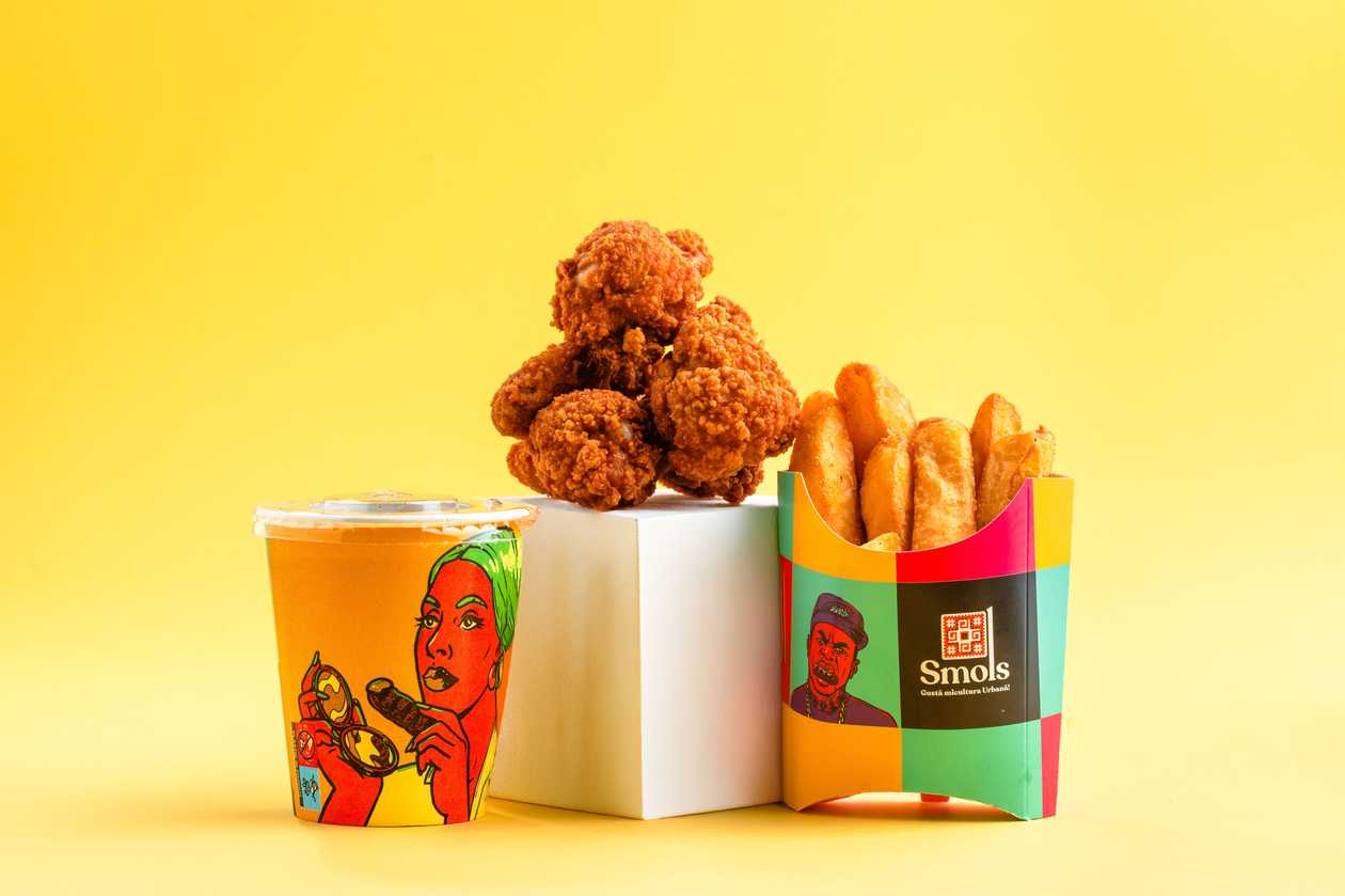 Smols 5 Wings Meal (Spicy or Mild)