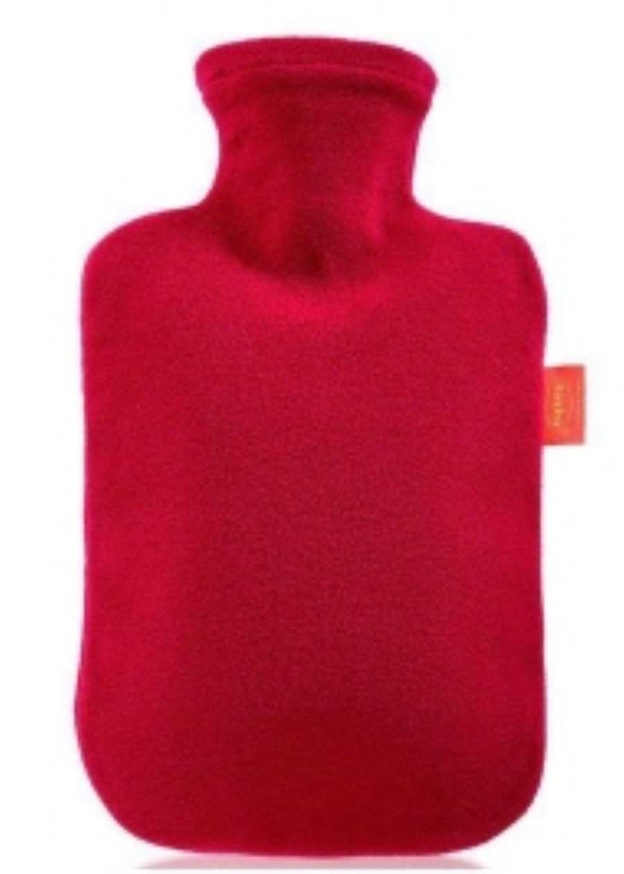 HOT WATER BOTTLE FLEECE (Red)