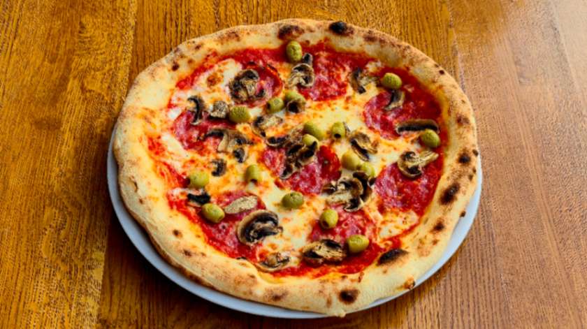 Salami Napoli olives and mushrooms