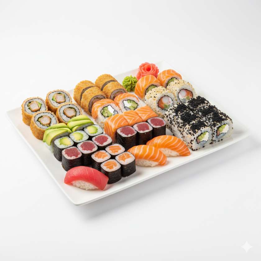 Mix tempura - maki - cali - nigiri 38pcs