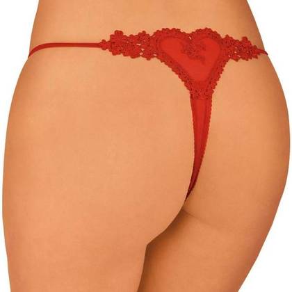 Women's String Thong Panties with Heart 6436, OS