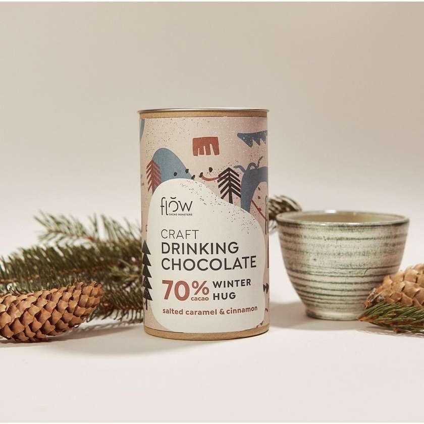 CACAO FLOW _ 70% Drinking Chocolate Salted Caramel