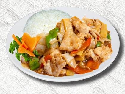 Meat and Vegetables with Rice