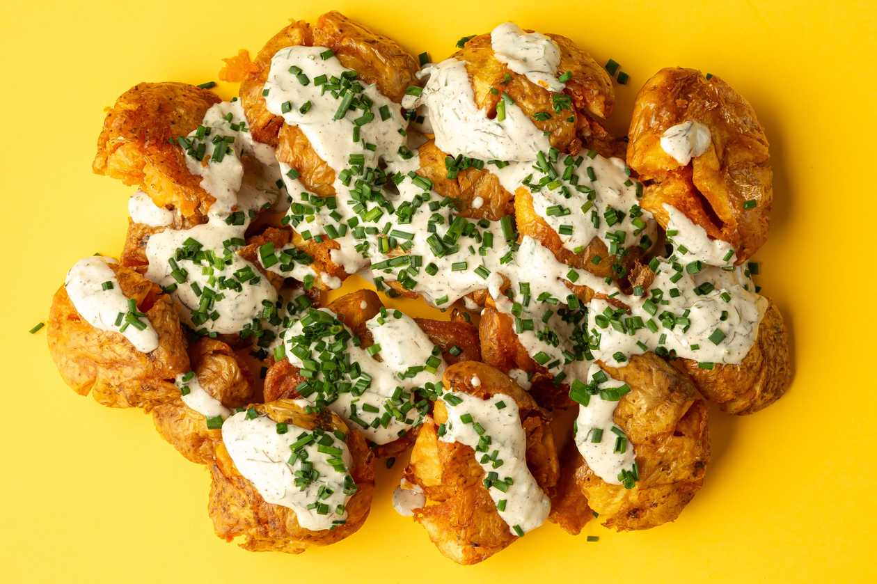 Smashed Potatoes Niezłe Ziółka