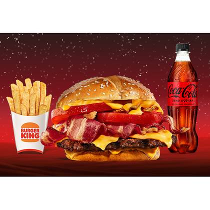 Duo Bacon Cheddar Menu Grande GR