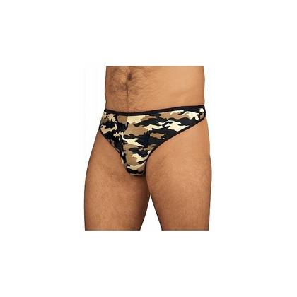 Men's Army Briefs Thong, Size M/L