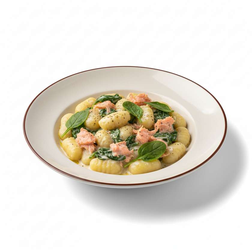 Gnocchi al salmone