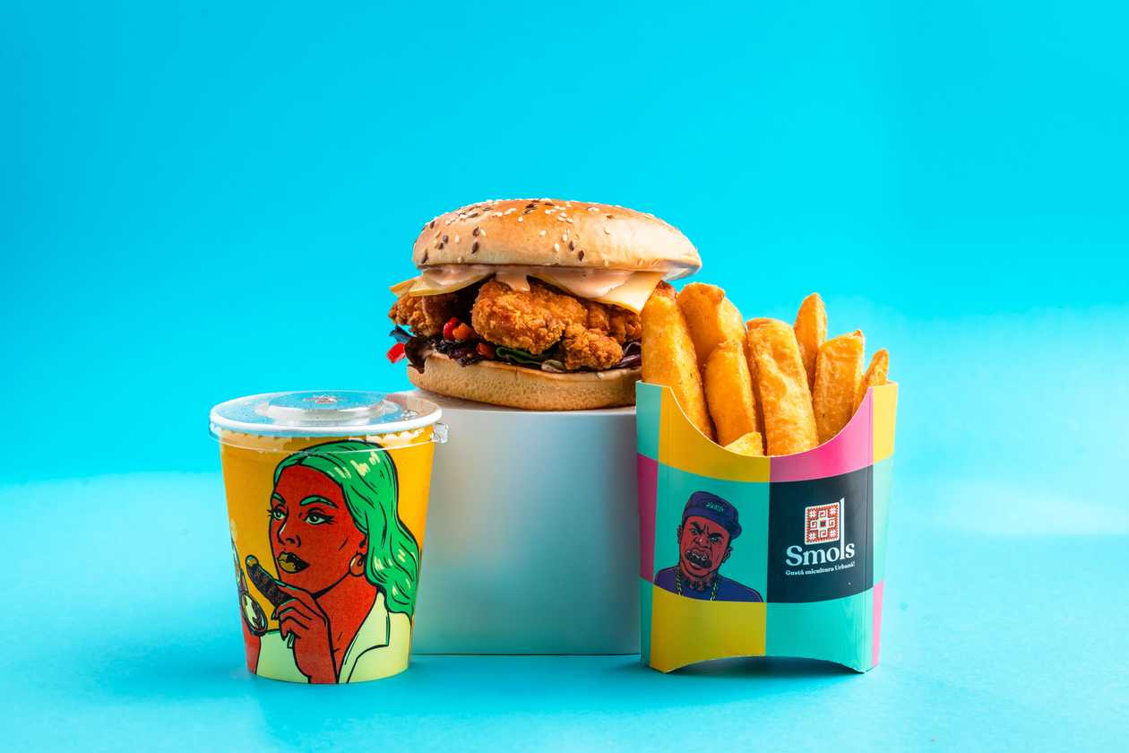 Spicy Chicken Burger Meal