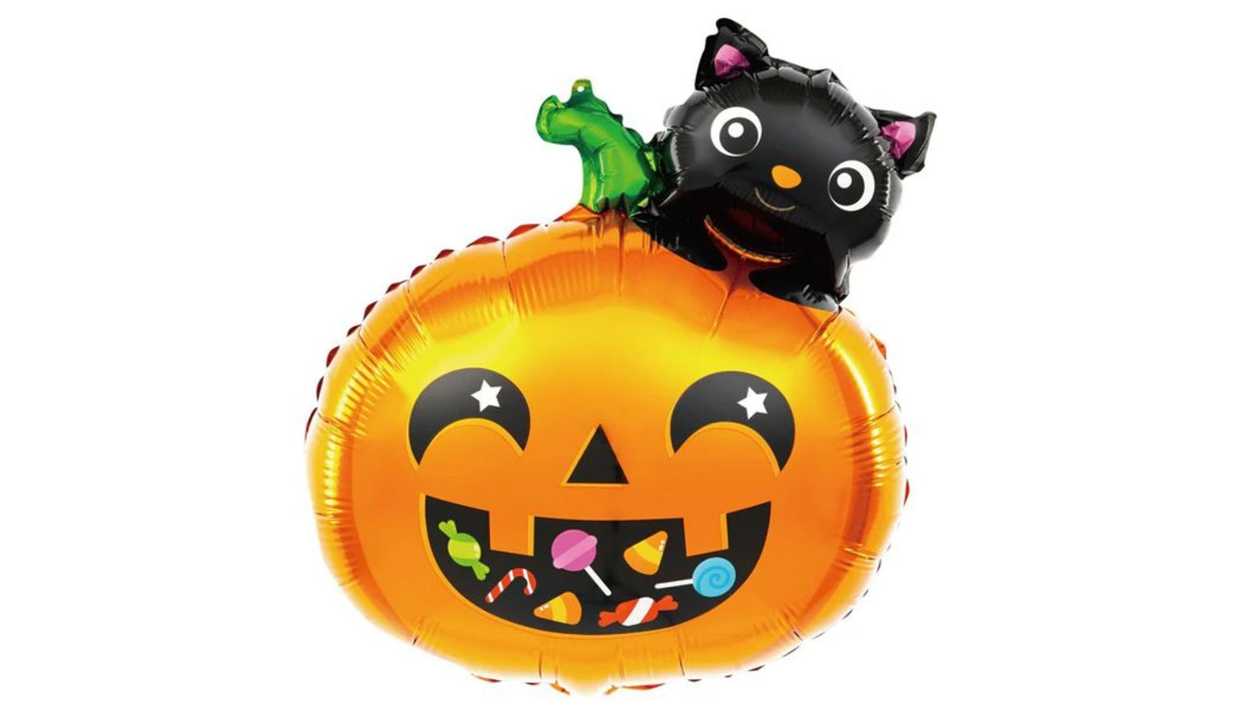 Foil Balloon CAT & PUMPKIN