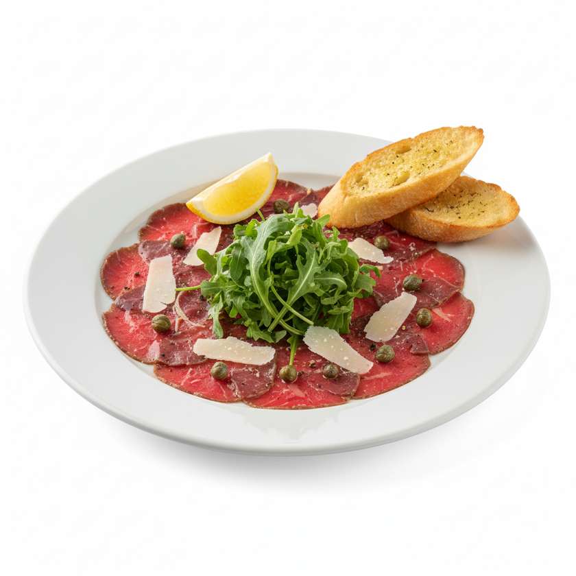 Carpaccio con Parmigiano