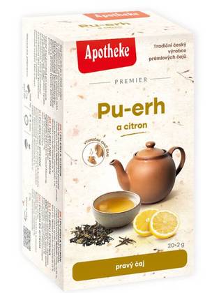 Apotheke Premier Pu-erh and Lemon Tea 20 bags