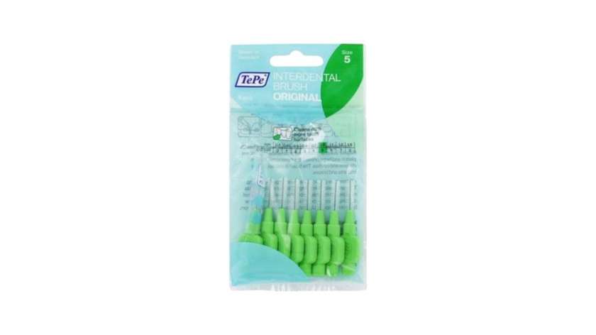 TePe Green 0.8mm Interdental Brush - Pack of 8 Brushes