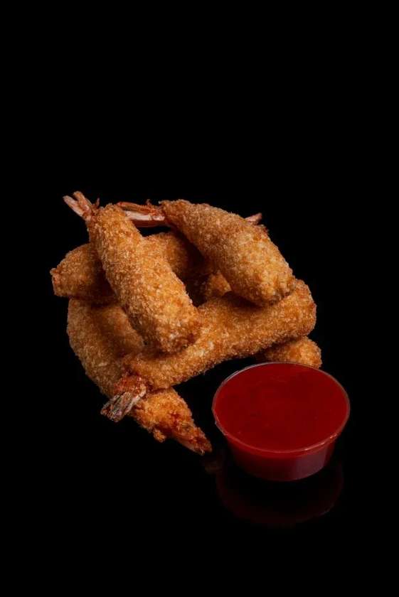 Tempura Shrimp with Mango-Chili Sauce (6 pieces)