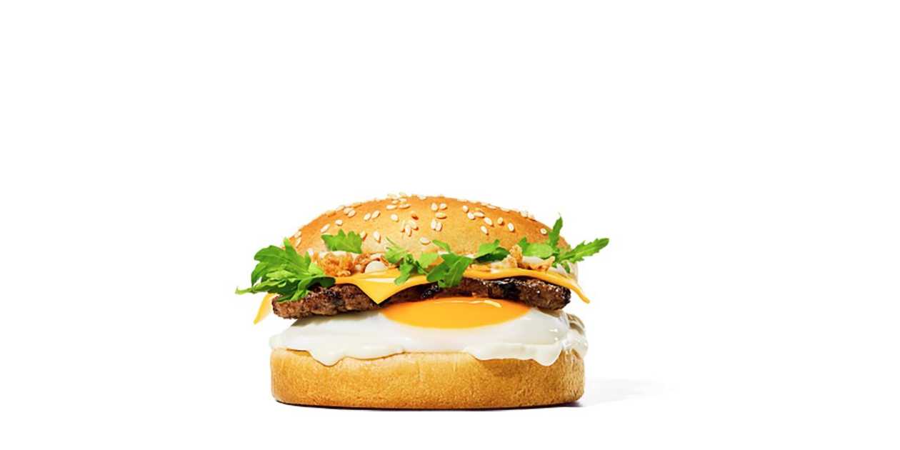 Breakfast Beef Burger