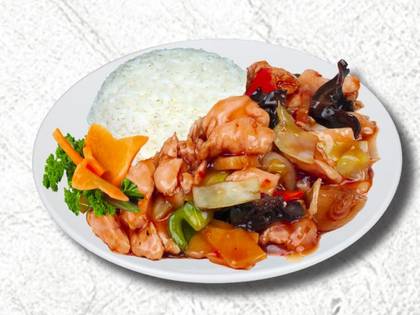 Sichuan-Style Meat with Rice