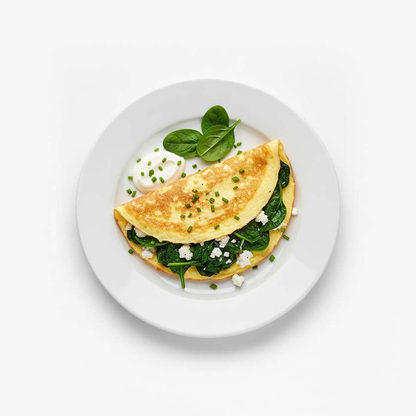 Spinach Omelette