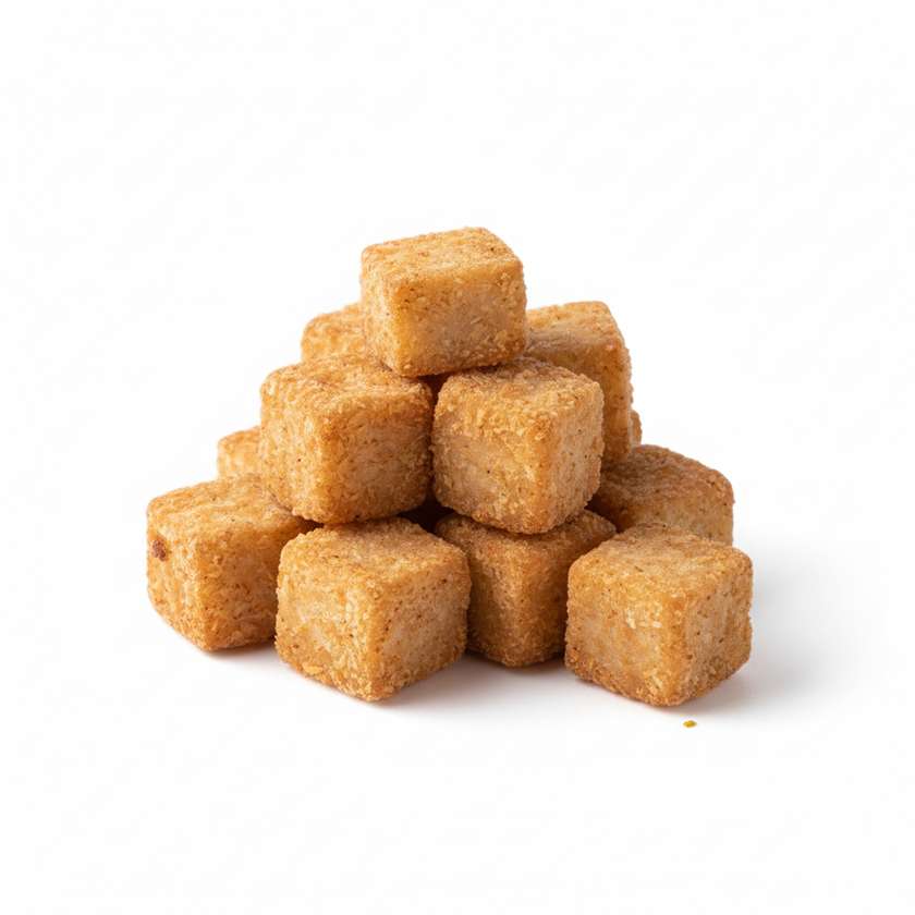 Crispy Arrowroot Cubes