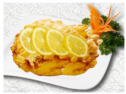 Chicken in lemon sauce