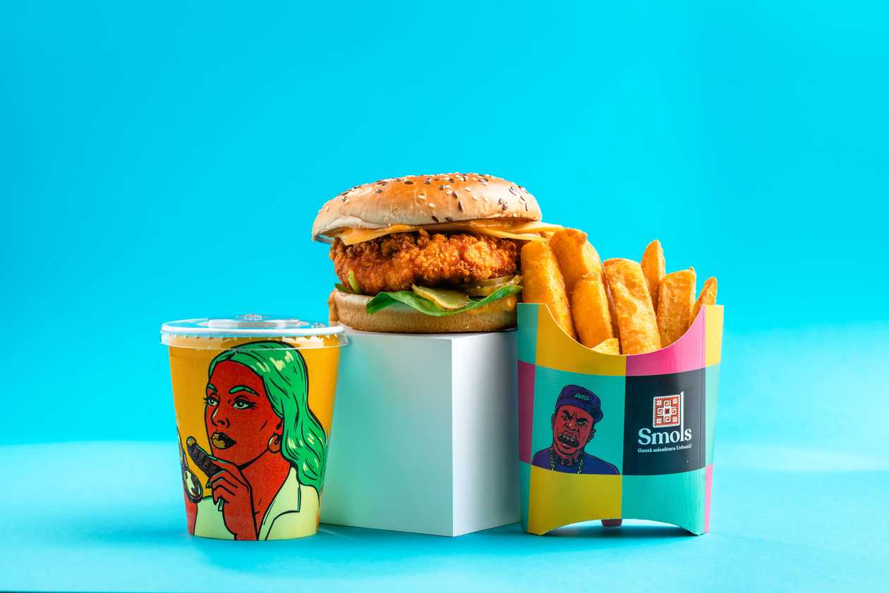 Sweet Chicken Burger Meal