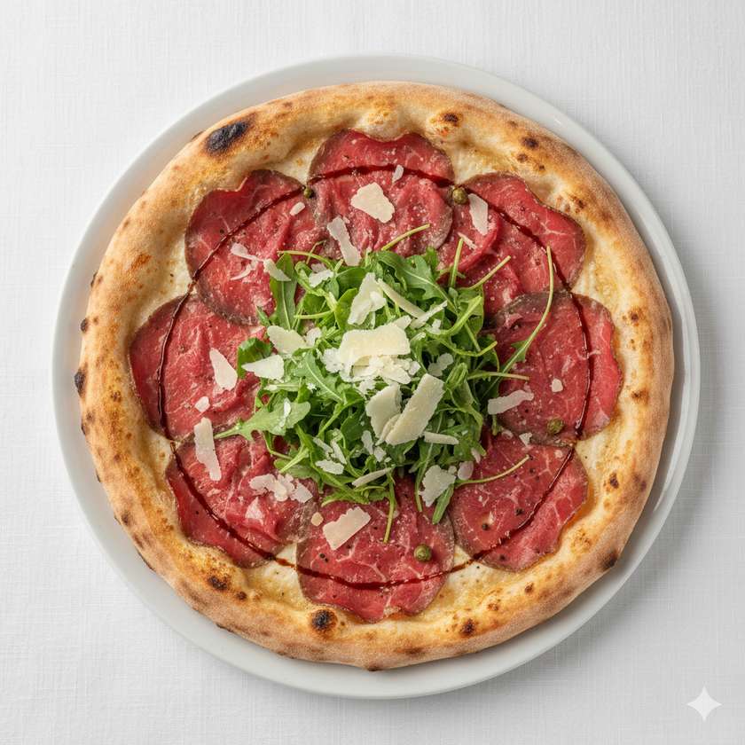 Carpaccio pizza