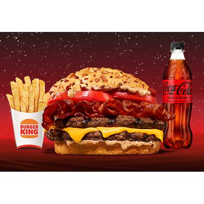 Doble Duo Bacon Cheddar Menú Grande GR