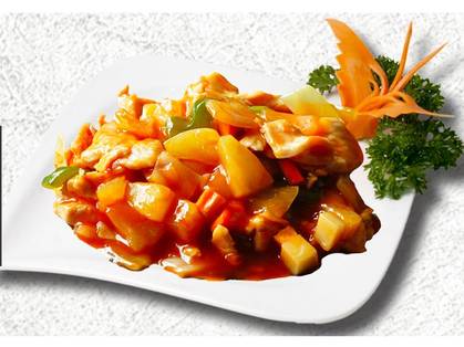 Pork in sweet and sour sauce