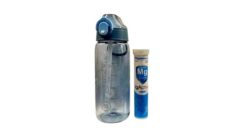 IGACTIVE MAGNESIUM PLUS + PLASTIC BOTTLE 550ML BLUE
