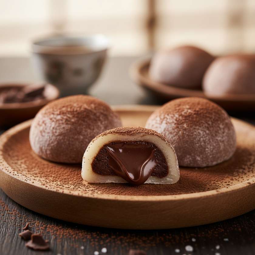 Chocolate Mochi