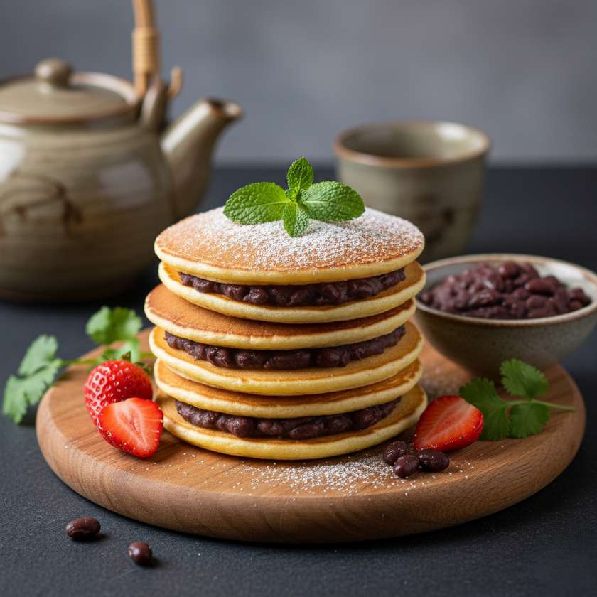 Bean Dorayaki Pancakes 🍰