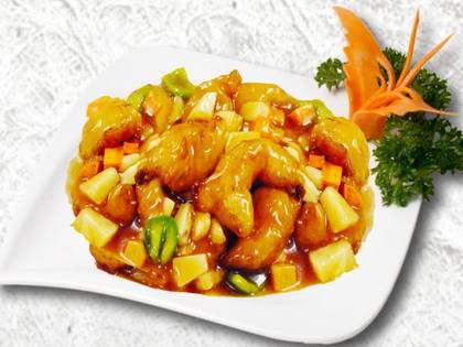 Shrimp in Sweet and Sour Sauce