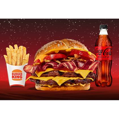 Double Duo Bacon Cheddar Menu Grande GR