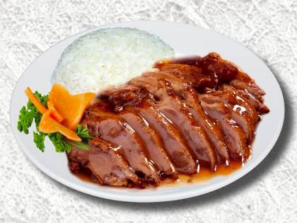 Honey Duck with Rice