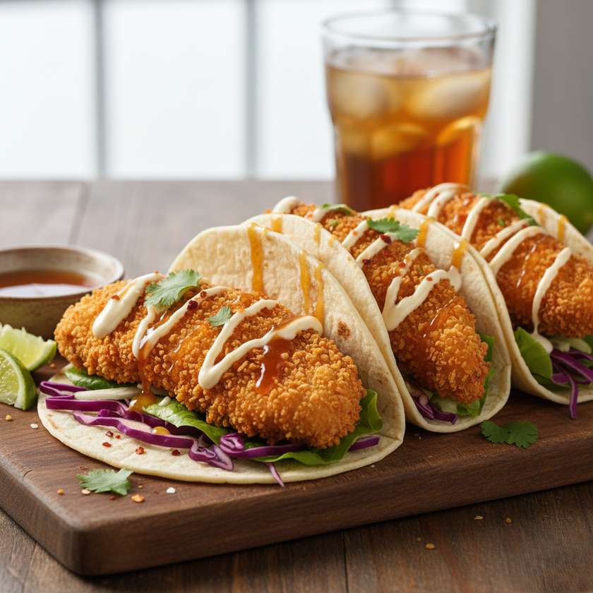 Panko Fish Taco 🐟🍣