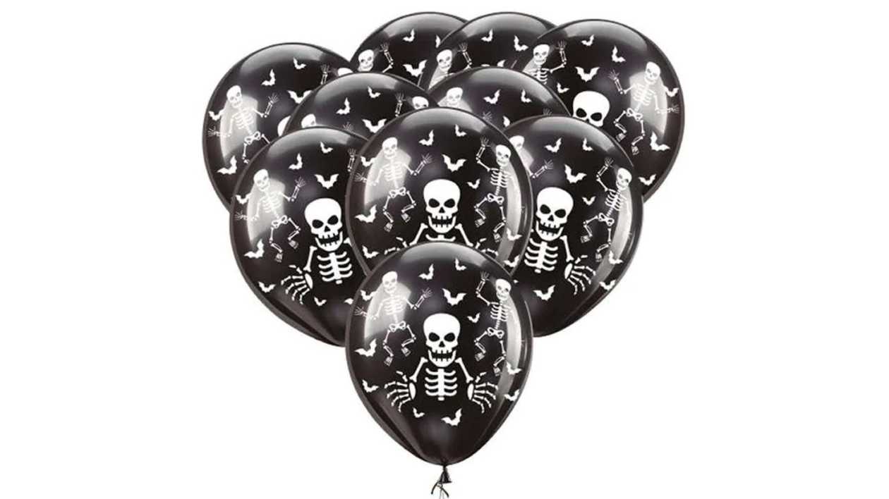 SKELETON PARTY Balloons (10pcs)