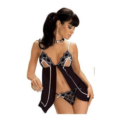 Babydoll 6333 Chemise with Thong, Size L/XL